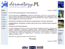 Tablet Screenshot of dermatozy.pl